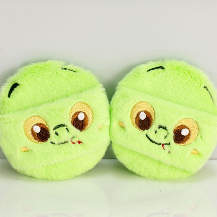 Two-color high-elastic latex powder puff