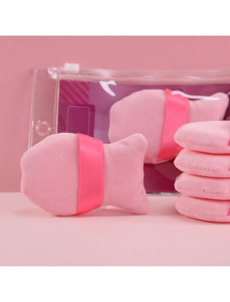 Fish-shaped velvet eco-friendly loose powder puff
