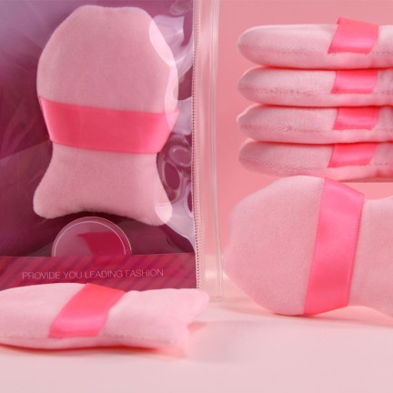 Fish-shaped velvet eco-friendly loose powder puff