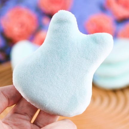 Ultra-soft reusable foundation powder puff