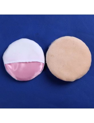 Hook-shaped loose powder cotton puff