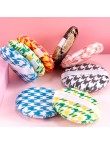 Wedge-shaped cotton ribbon makeup puff
