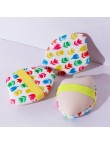 Double-sided printed cotton elastic band makeup sponge