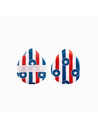 Cotton teardrop makeup puff