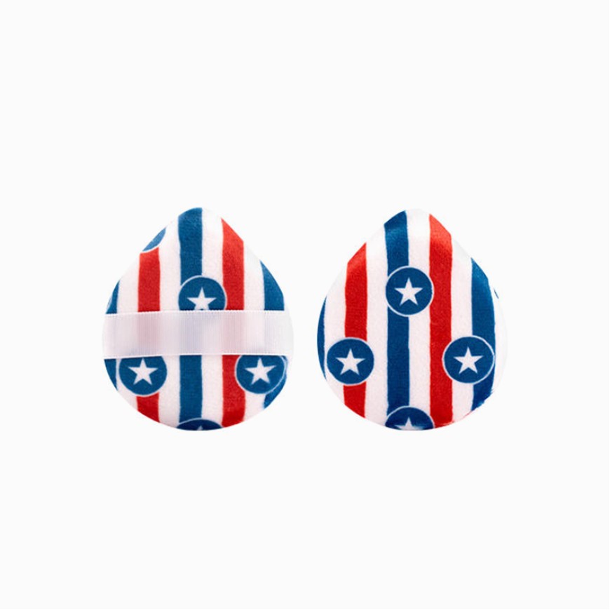 Cotton teardrop makeup puff