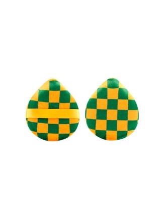 Cotton teardrop makeup puff