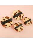 Leopard print round ultra-soft makeup sponge/powder puff