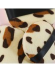 Leopard print round ultra-soft makeup sponge/powder puff
