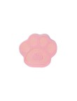 Cat paw shaped pink natural sponge